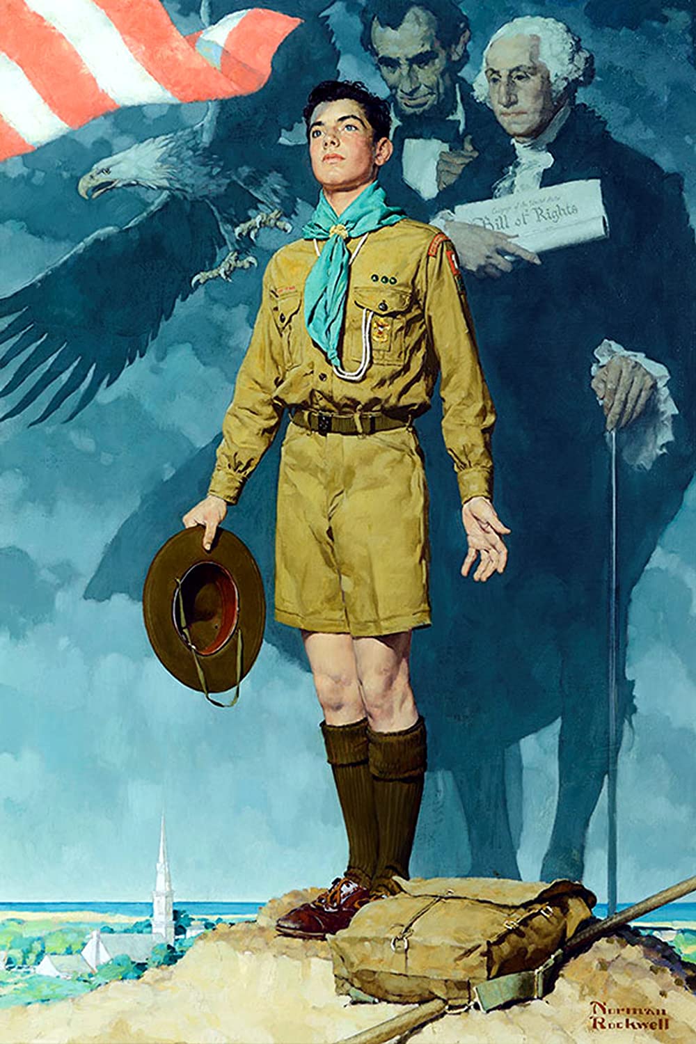 Boy Scouts of America - Norman Rockwell Painting